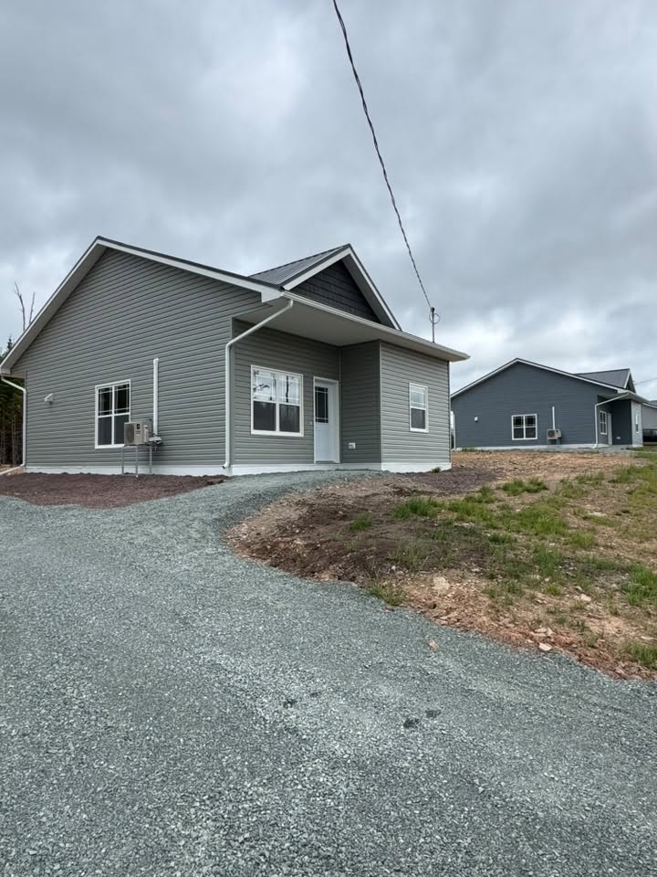 New construction home in Nova Scotia with HVAC installed by Rocky's Mechanical